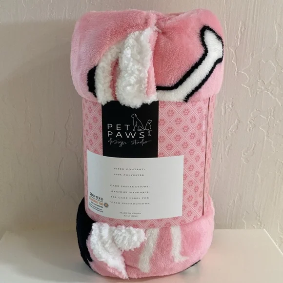 Sherpa Plush Pet Throw - Picture 3 of 5